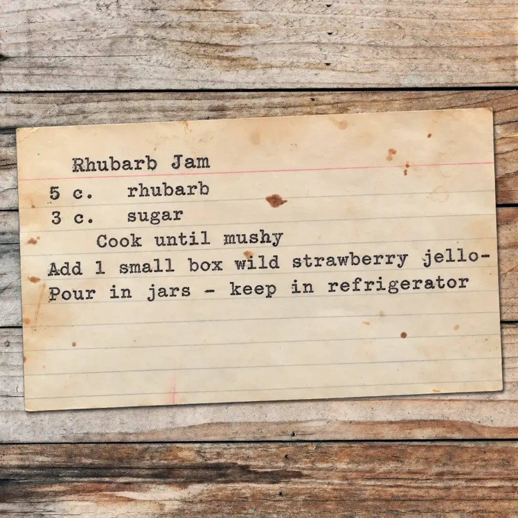 Rhubarb Jam