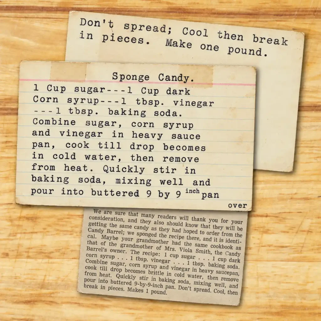 Sponge Candy recipe