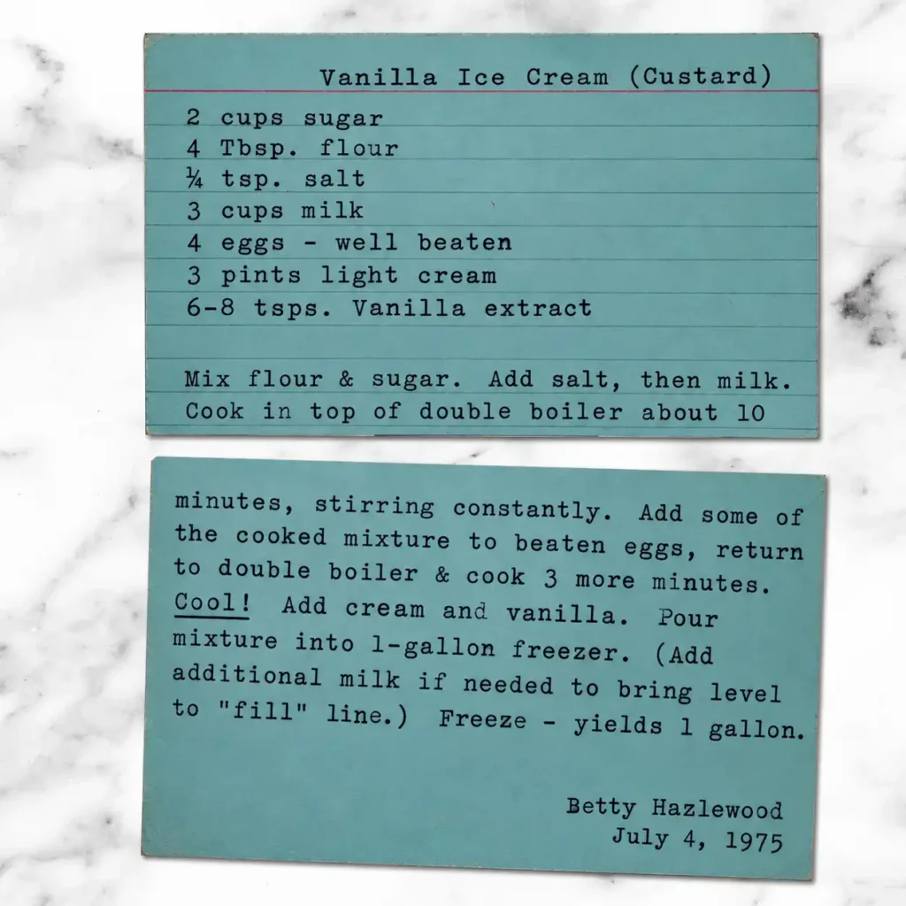 Vanilla Ice Cream