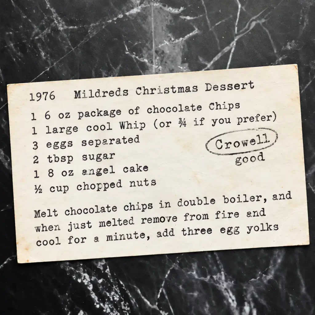 Christmas Dessert recipe