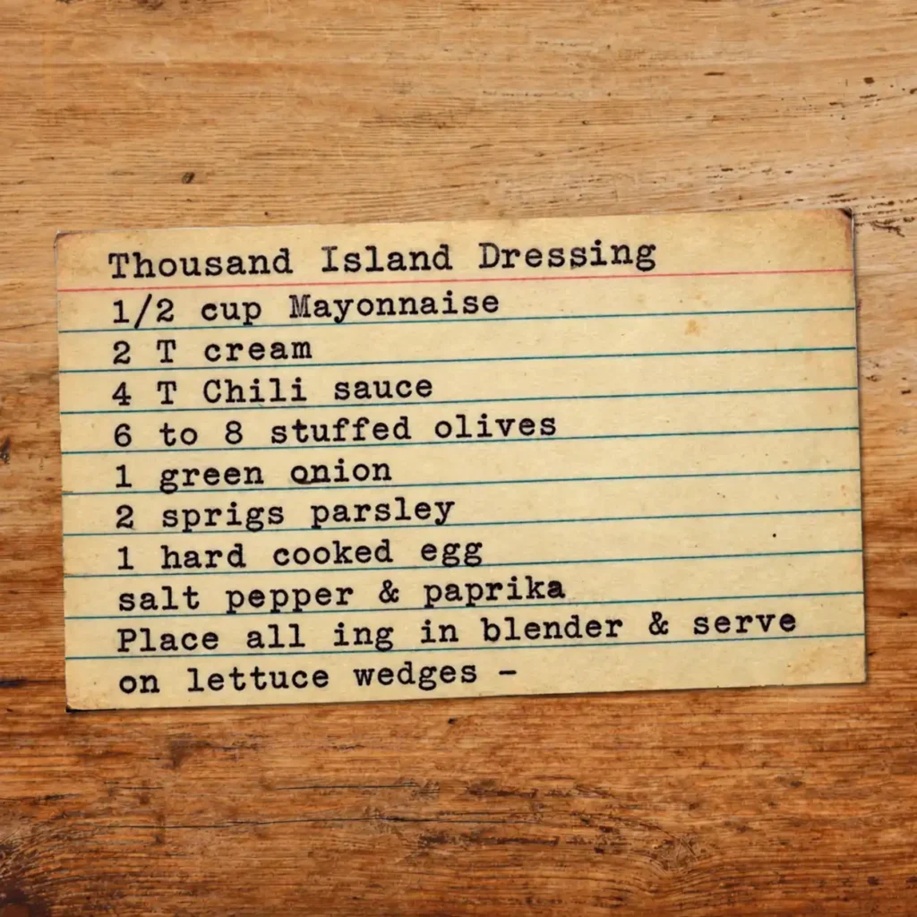 Thousand Island Dressing