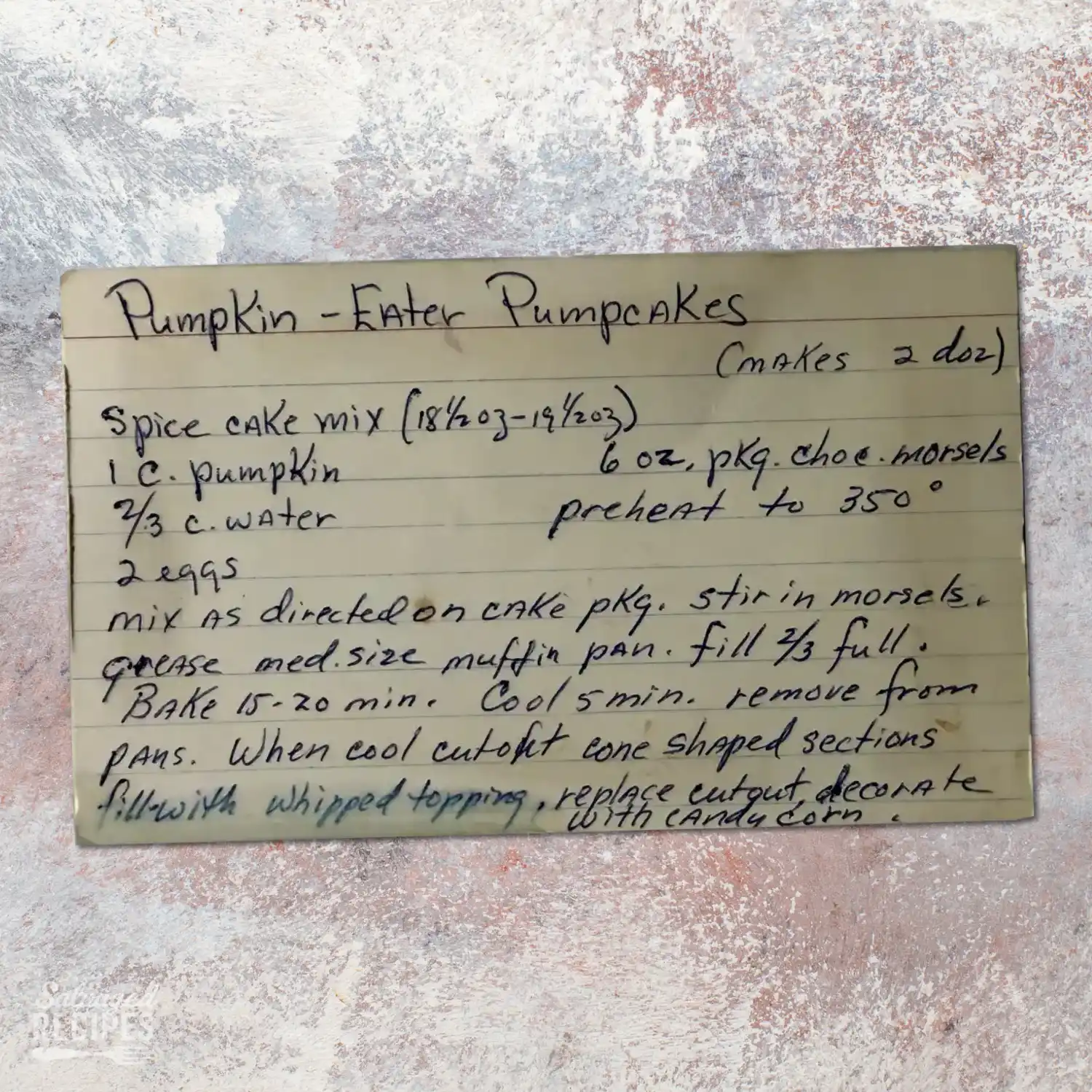 Pumpkin-Eater Pump Cakes.