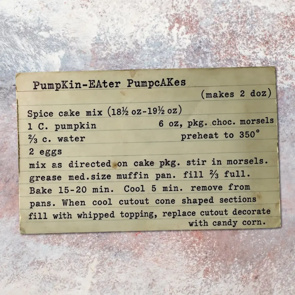 Pumpkin-Eater Pump Cakes