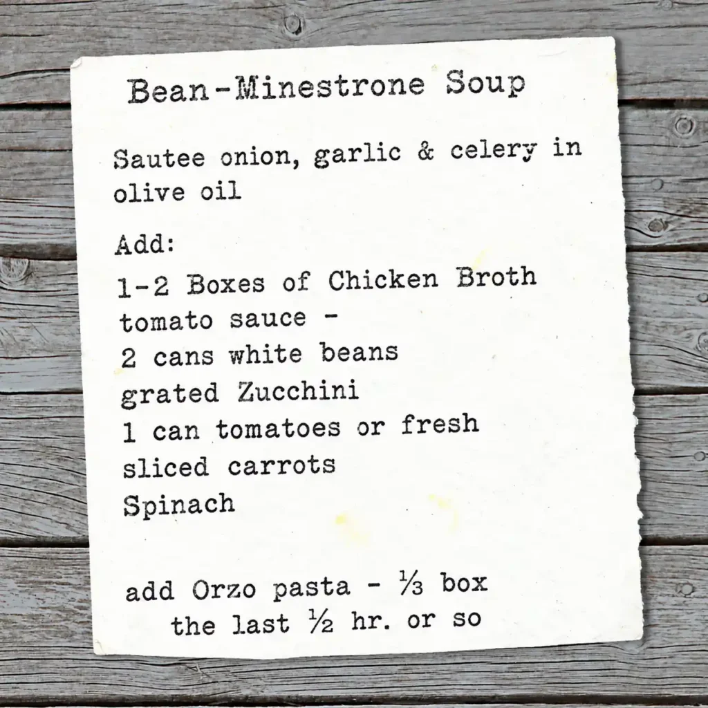 Bean Minestrone Soup