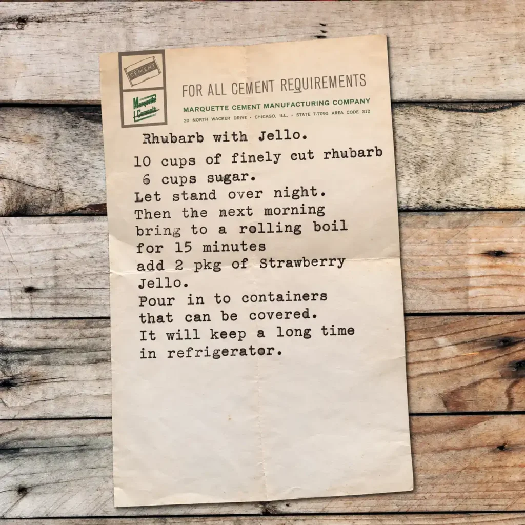 Rhubarb Jello Jam