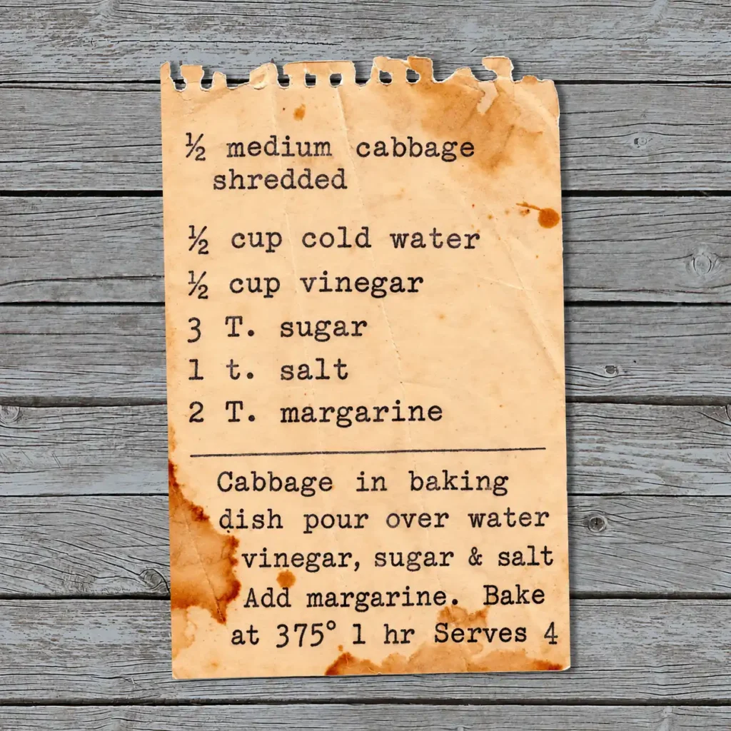 Baked Cabbage