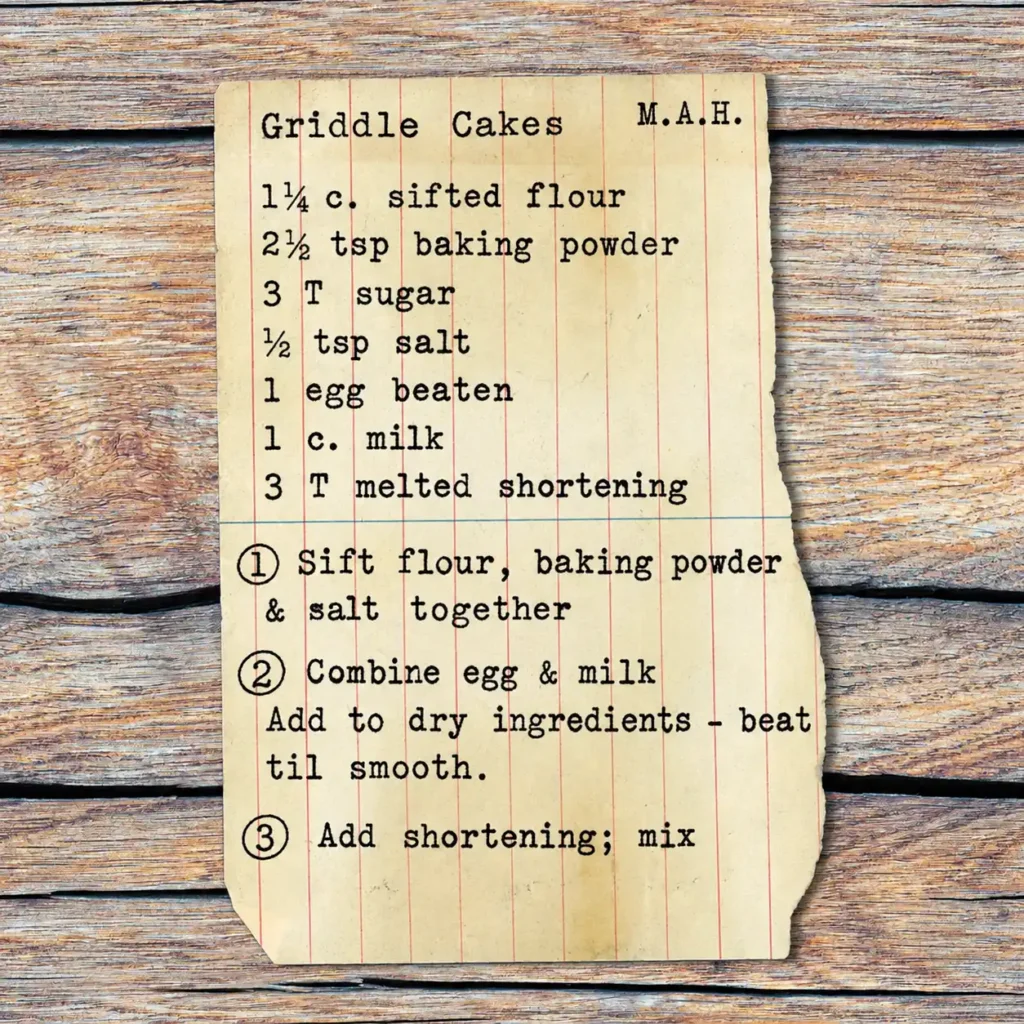 Griddle Cakes