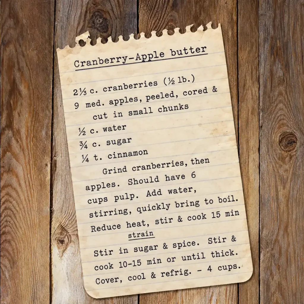 Cranberry Apple Butter